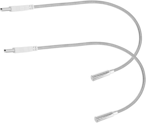 قطعتان من ضوء القراءة USB مع مصباح LED مرن للعناية بالعين للقراءة الليلية واستخدام الكمبيوتر المحمول، تصميم محمول متين لإضاءة مريحة in Saudi Arabia