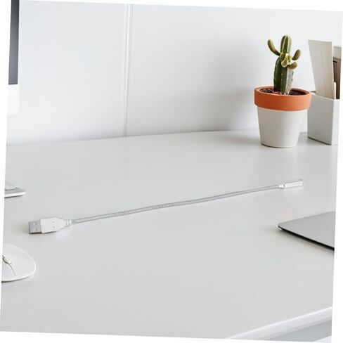 قطعتان من ضوء القراءة USB مع مصباح LED مرن للعناية بالعين للقراءة الليلية واستخدام الكمبيوتر المحمول، تصميم محمول متين لإضاءة مريحة in Saudi Arabia