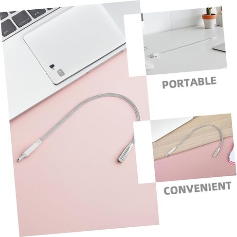 قطعتان من ضوء القراءة USB مع مصباح LED مرن للعناية بالعين للقراءة الليلية واستخدام الكمبيوتر المحمول، تصميم محمول متين لإضاءة مريحة in Saudi Arabia