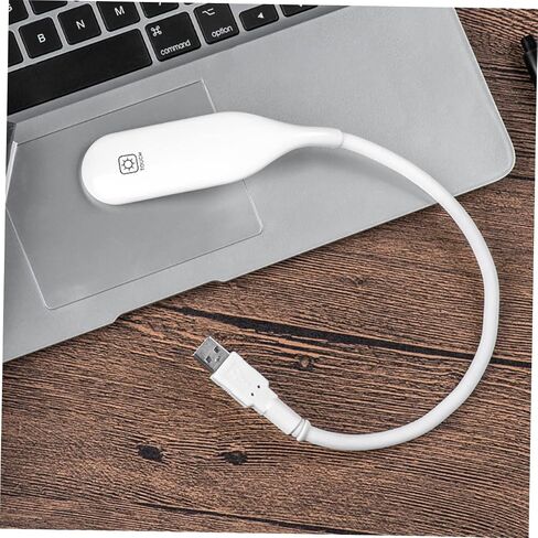 مصباح قراءة LED USB قابل للتعتيم من Lurrose مع ضوء ليلي محمول مرن معقوفة للقراءة في السرير، تصميم لحماية العين، حجم صغير يعمل بالطاقة USB in Kuwait