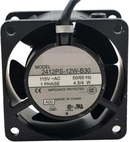 ل 2412PS-12W-B30 التيار المتناوب 115 فولت 50/60 هرتز 4.5/4 واط 6 سنتيمتر 6030 60x60x30 مللي متر مزدوجة الكرة تحمل مروحة التبريد in Saudi Arabia