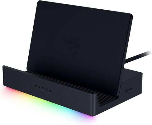 Razer Handheld Dock Chroma: Charging Hub & Expand Connectivity for Mobile Gaming & Tablets - iPhone 16, Steam Deck, ROG Ally, Switch & More - USB C, USB A (3), HDMI, GbE - 100W Power (Renewed) in Saudi Arabia
