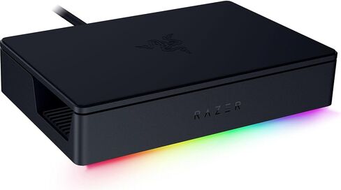 Razer Handheld Dock Chroma: Charging Hub & Expand Connectivity for Mobile Gaming & Tablets - iPhone 16, Steam Deck, ROG Ally, Switch & More - USB C, USB A (3), HDMI, GbE - 100W Power (Renewed) in Saudi Arabia