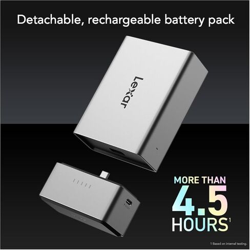 Lexar Professional Workflow Go Battery-Powered 2-Bay Portable Docking Station in Saudi Arabia