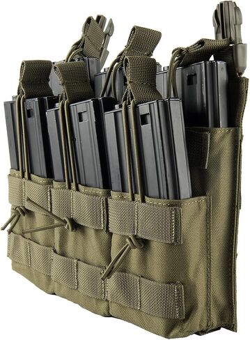 حقيبة مجلة Lancer التكتيكية ذات الخطاف والحلقة الثلاثية المزدوجة M4 (لا تتضمن Mag) in Saudi Arabia
