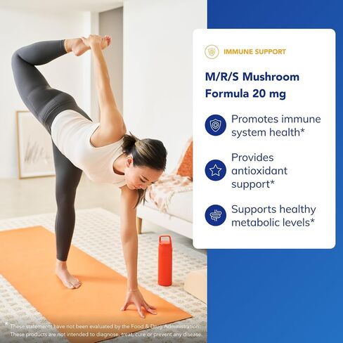 Pure Encapsulations M/R/S Mushroom Formula | Hypoallergenic Supplement Promotes Immune Health and Provides Broad-Spectrum Physiological Support | 120 Capsules in Saudi Arabia