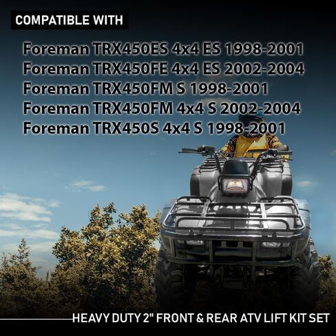 LQI Front & Rear ATV Lift Kit 2 inch Compatible with Honda Foreman 400 1996-2003/Fit Honda Foreman 450 1998-2001 in Saudi Arabia