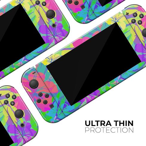 Design Skinz - متوافق مع Nintendo DSi XL - غطاء حماية من الفينيل مقاوم للخدش وقابل للإزالة - فلورسنت استوائي v1 in Saudi Arabia