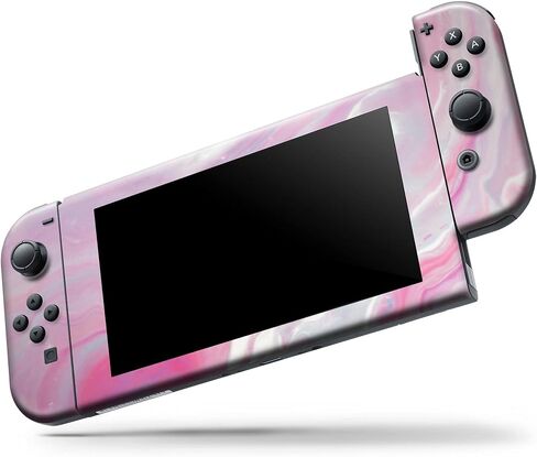 Design Skinz - Compatible with Nintendo DSi XL - Skin Decal Protective Scratch-Resistant Removable Vinyl Wrap Cover - Marbleized Pink Paradise V8 in Saudi Arabia