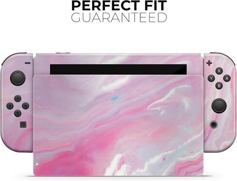 Design Skinz - Compatible with Nintendo DSi XL - Skin Decal Protective Scratch-Resistant Removable Vinyl Wrap Cover - Marbleized Pink Paradise V8 in Saudi Arabia