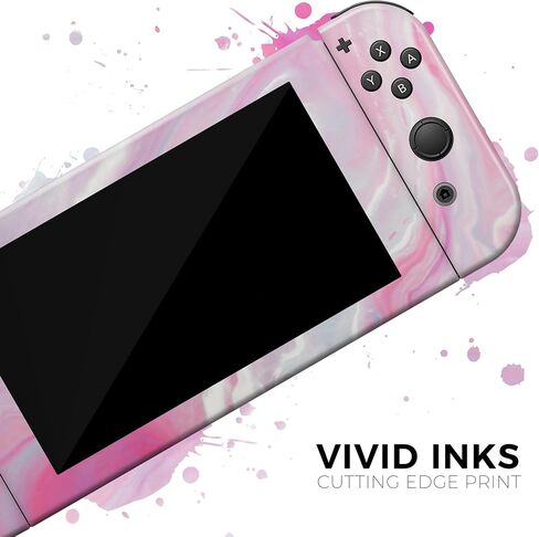 Design Skinz - Compatible with Nintendo DSi XL - Skin Decal Protective Scratch-Resistant Removable Vinyl Wrap Cover - Marbleized Pink Paradise V8 in Saudi Arabia