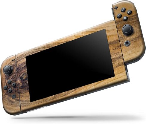 Design Skinz - متوافق مع Nintendo DSi XL - غطاء حماية من الفينيل مقاوم للخدش وقابل للإزالة - محبب خشبي خفيف معقود in Saudi Arabia