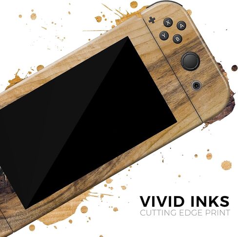 Design Skinz - متوافق مع Nintendo DSi XL - غطاء حماية من الفينيل مقاوم للخدش وقابل للإزالة - محبب خشبي خفيف معقود in Saudi Arabia
