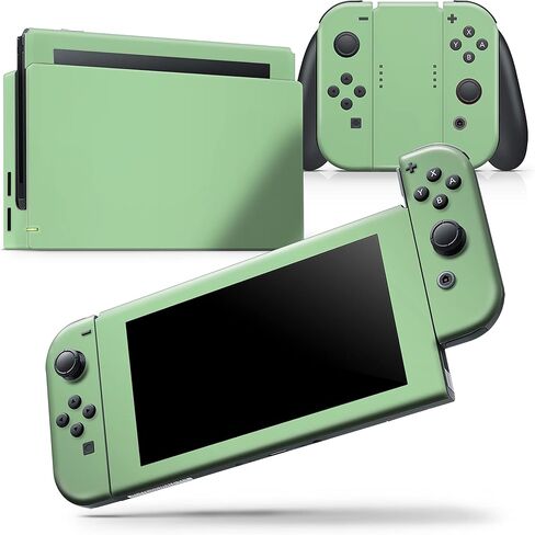 Design Skinz - Compatible with Nintendo DSi XL - Skin Decal Protective Scratch-Resistant Removable Vinyl Wrap Cover - Pretty Green Pastel Color in Saudi Arabia