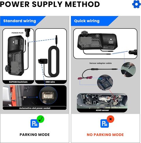 24H-Parking Monitoring 4K Dash Cam for Ford F150 & F250 2021-2025 Limited XLT XL Raptor Lariat Platinum King Ranch Tremor,GPS,Magnetic Design CPL,128GB EMMC (S117D Fornt and Rear) in Saudi Arabia