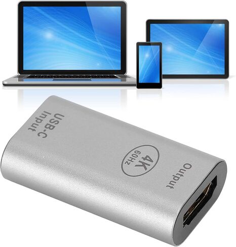 محول من النوع C إلى HDMI أنثى إلى أنثى مع محول فيديو صغير 4K 60 هرتز لأنظمة Windows in Saudi Arabia