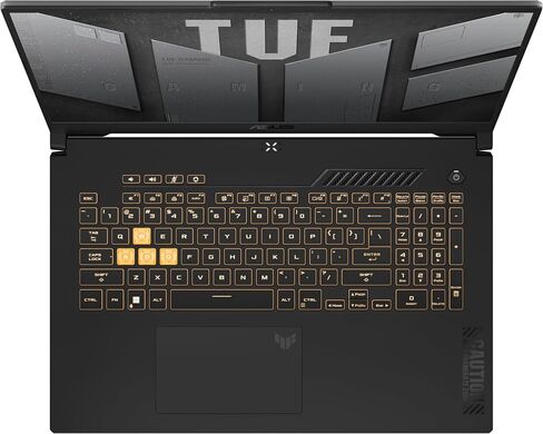 كمبيوتر محمول للألعاب ASUS TUF F17، شاشة 17.3 WQHD 2K 240 هرتز، NVIDIA RTX 4070، Intel i7-13620H(حتى 4.9 جيجا هرتز)، 64 جيجا DDR5، 4 تيرابايت SSD، Windows 11 Pro، FX707VI-NS74 in Saudi Arabia