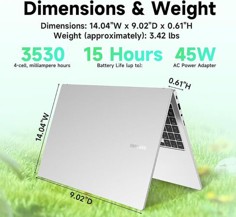 كمبيوتر محمول Samsung Galaxy Book4 Business - Intel 10-Core 7 150U، شاشة 15.6 FHD، Windows 11 Pro، لوحة مفاتيح بإضاءة خلفية، بصمة الإصبع، Copilot AI، مع ملحقات Redragon (ذاكرة الوصول العشوائي 16 جيجابايت، 512 جيجابايت SSD) in Saudi Arabia