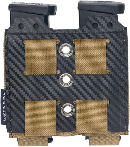 IDOGEAR مسدس ماج الحقيبة مجلة الحقيبة مول 9MM مزدوجة المكدس مجلة مرنة الحافظة مع لوحة حلقة داخلية قطع الليزر هارد ماج الناقل in Saudi Arabia