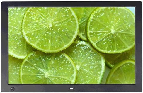 إطار صور رقمي مقاس 17 بوصة - إطار صور رقمي عالي الدقة مع واجهة HDMI، أسود. in Kuwait