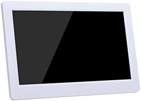 10-inch Ultra-Thin HD Digital Photo Frame - 1024x600 LCD Screen, Stereo Speakers, Motion Sensor, White - Perfect Electronic Wedding Gift in Saudi Arabia