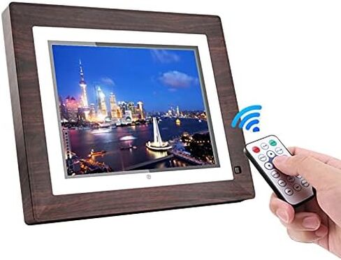 9.1-inch Smart Digital Photo Frame with Remote Control - HD LED Display, 16GB Storage, Clock, Calendar, Automatic Rotation, Motion Sensor in Saudi Arabia