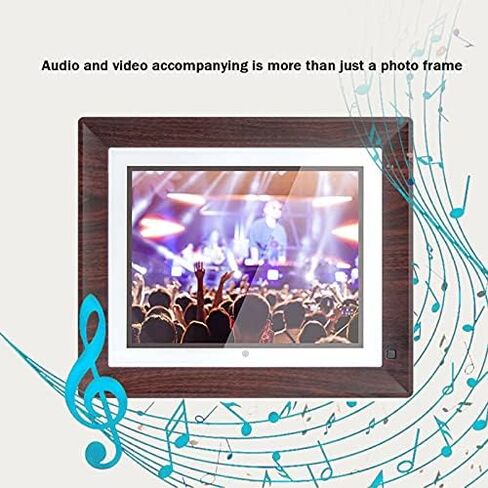 9.1-inch Smart Digital Photo Frame with Remote Control - HD LED Display, 16GB Storage, Clock, Calendar, Automatic Rotation, Motion Sensor in Saudi Arabia
