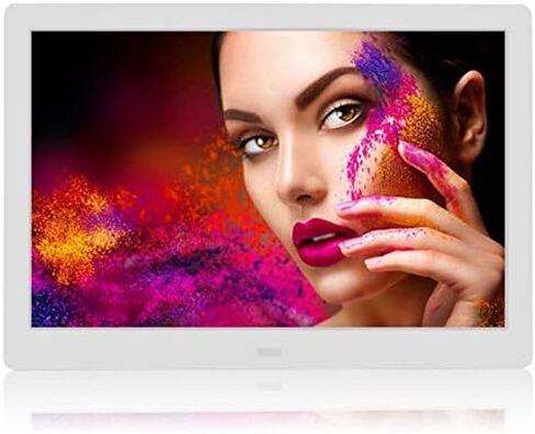 إطار صور رقمي مقاس 14.1 بوصة - دقة عالية تبلغ 1280 × 800، مستشعر جسم الإنسان، مشغل الصور/الفيديو/التقويم in Saudi Arabia