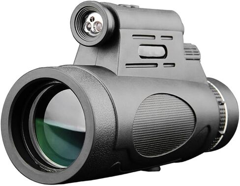 High Magnification Outdoor Monocular Telescope with Focus and Built Light for Camping Hiking and Night Viewing Large Objective Lens for Wide Panoramic View in Saudi Arabia