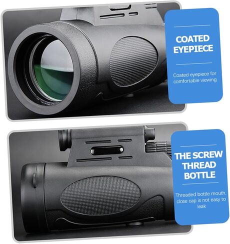 High Magnification Outdoor Monocular Telescope with Focus and Built Light for Camping Hiking and Night Viewing Large Objective Lens for Wide Panoramic View in Saudi Arabia