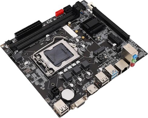 VBESTLIFE B75 Motherboard, 2x8GB DDR3 Memory, LGA 1155 Micro ATX Motherboard, M.2 Nvme NGFF SATA3.0 6Gbs PCIE for Core i3 i5 i7, for E3 V2, for Pentium in Saudi Arabia