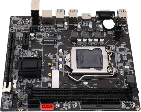 VBESTLIFE B75 Motherboard, 2x8GB DDR3 Memory, LGA 1155 Micro ATX Motherboard, M.2 Nvme NGFF SATA3.0 6Gbs PCIE for Core i3 i5 i7, for E3 V2, for Pentium in Saudi Arabia