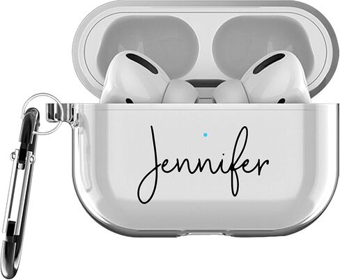 MARBLEFY Custom Name Airpod Pro Case with Keychain and Running Strap Compatible with Apple AirPods Pro in Saudi Arabia