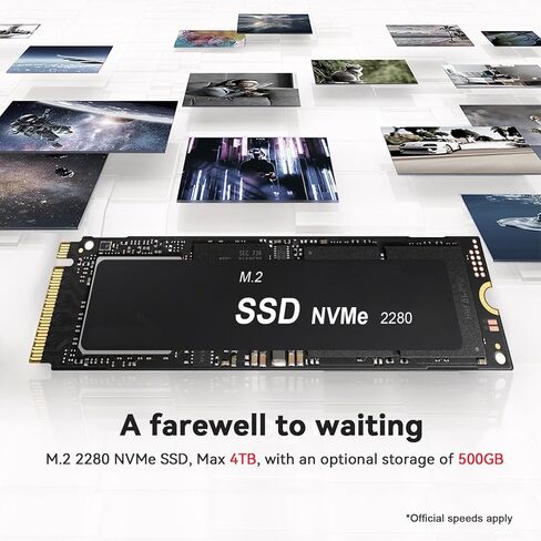 كمبيوتر صغير Beelink EQR6، AMD Ryzen 7 6800U(6nm، 8C/16T) حتى 4.7 جيجا هرتز، كمبيوتر صغير 24 جيجا بايت LPDDR5 RAM 500 جيجا بايت PCIe4.0 SSD، Micro PC 4K@60 هرتز شاشة مزدوجة/PSU مدمج/WiFi6/BT5.2/Office/Home/HTPC/W-11 Pro in Saudi Arabia