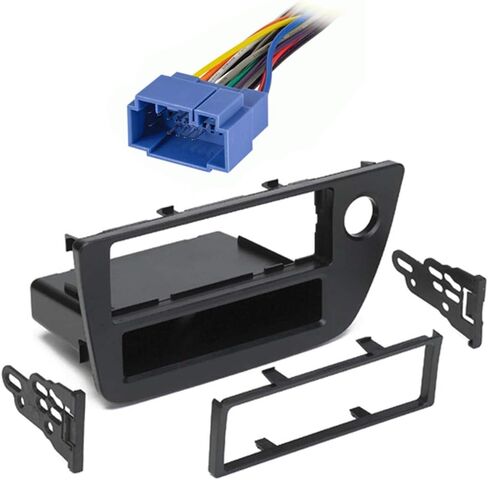 Harmony Audio Compatible with Acura RSX 2002 2003 2004 2005 2006 Single DIN Aftermarket Stereo Harness Radio Install Dash Kit in Saudi Arabia