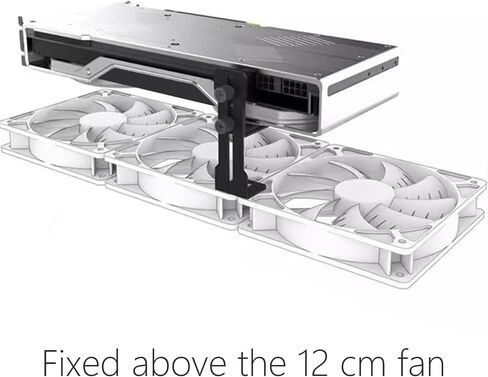 GPU قوس هدفين مروحة تصاعد قابل للتعديل الألومنيوم بطاقة الرسومات GPU يتدلى قوس بطاقة الفيديو حامل حامل الفولاذ المقاوم للصدأ الرسومات in Kuwait