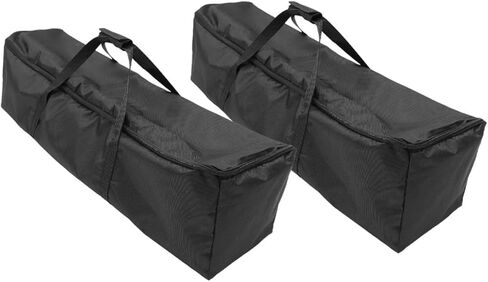 BESPORTBLE قطعتان من حقائب حمل حامل ثلاثي القوائم من قماش أكسفورد مع سحاب، حقائب تخزين معدات التصوير الفوتوغرافي المحمولة، عمود الخيمة وحامل ثلاثي القوائم للتخزين للتصوير الفوتوغرافي في الهواء الطلق والبث المباشر والصيد in Kuwait