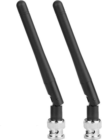 Generic Replacement UHF Antenna for Sennheiser EW G3/G4 and EM-XSW 2 Receivers EW100 EW300 EW500 G3 Receiver, with BNC Connector, Black, 2 Pack in Saudi Arabia