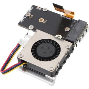 SUNGOOYUE PCIe to M.2 Adapter Board Module Fast Data Transfer PCIe to M.2 Adapter with Fan for Pi 5 in Saudi Arabia