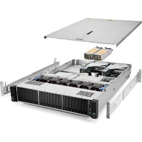 HP ProLiant DL380 G10 NVMe Server 2.60 جيجا هرتز، 8 النواة، 64 جيجا بايت رام، 3.2 تيرابايت، قضبان تخزين (متجددة) in Saudi Arabia