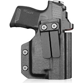 PROUS IWB Kydex Light Holster Fit Sig Sauer P365/P365X/P365 SAS/ P365XL w/TLR-6/TLR-6 HL/TLR-6 HL G, Inside Waistband Conceal Carry, Optic Cut, Adj. Cant & Retention, Right Hand in Kuwait