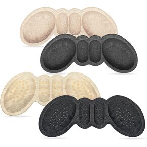 Metatarsal Pads Women, Forefoot Gel Pads Shoe Inserts, Foot Cushion Pads Reusable All Day Pain Relief, Ball of Foot Cushions, Anti Sliding Shoe Pads, Reduce Blisters, High Heel Inserts (3-Pairs) in Saudi Arabia