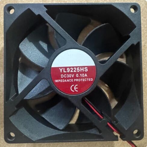 YL9225HS DC 30V 0.10A 92x92x25mm 2-Wire Cooling Fan in Saudi Arabia