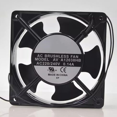 AV-A12038HB AC 220/240V 0.14A 120x120x38mm 2-Wire Cooling Fan in Saudi Arabia