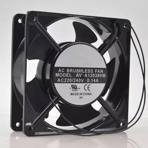 AV-A12038HB AC 220/240V 0.14A 120x120x38mm 2-Wire Cooling Fan in Saudi Arabia