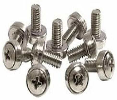 StarTech.com 50 Pkg M6 Mounting Screws for Server Rack Cabinet (CABSCREWSM6) in Saudi Arabia