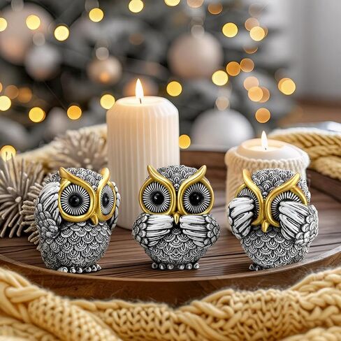 Wesiti 3 PCS Highland Cow Decore Three Three Highland Cow Statues Gnomes Gifts ، Mini Resin Table Decord Decor in Saudi Arabia