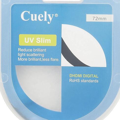 UV Lens Filters, 72mm Slim Frame Multi-Coated Protective Lenses Filter for Camera Photography Accessories in Saudi Arabia