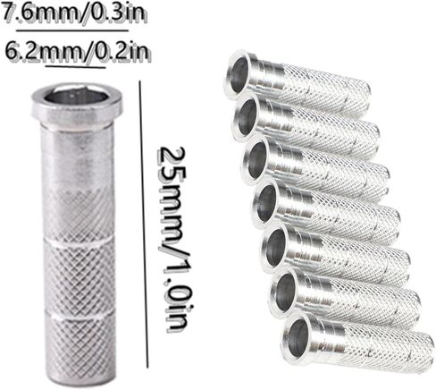 24 Pieces Archery Arrow Aluminum Inserts – 0.2in/6.2mm Replacements for Carbon Arrow Shaft Hunting Accessory​ in Saudi Arabia