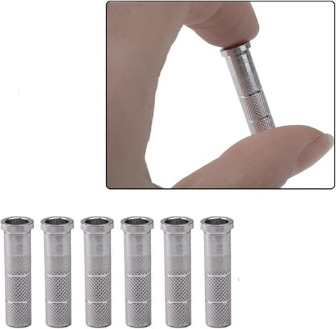 24 Pieces Archery Arrow Aluminum Inserts – 0.2in/6.2mm Replacements for Carbon Arrow Shaft Hunting Accessory​ in Saudi Arabia